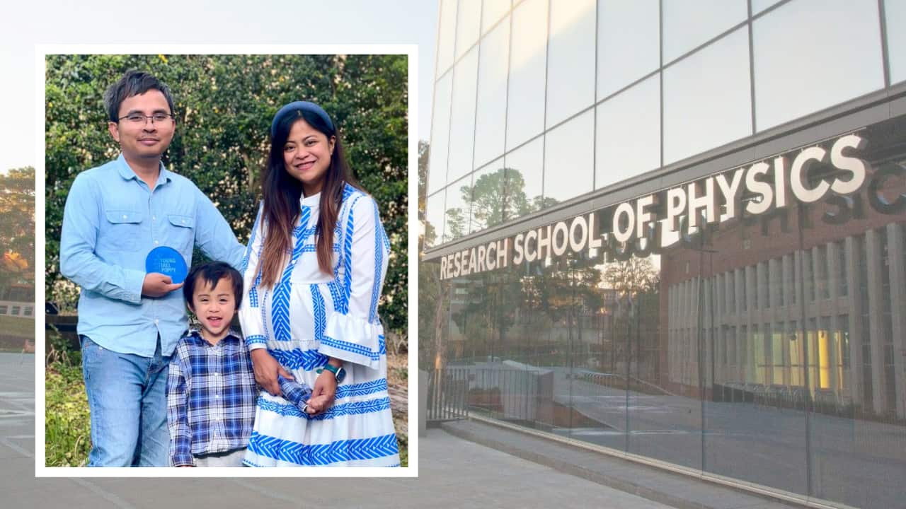 Dr Eliezer Estrecho, his son, and wife