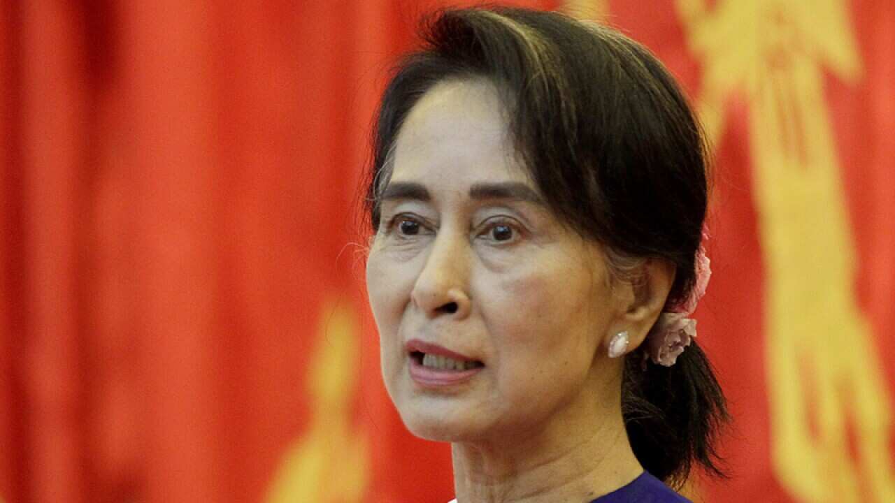 Myanmar opposition leader Aung San Suu Kyi