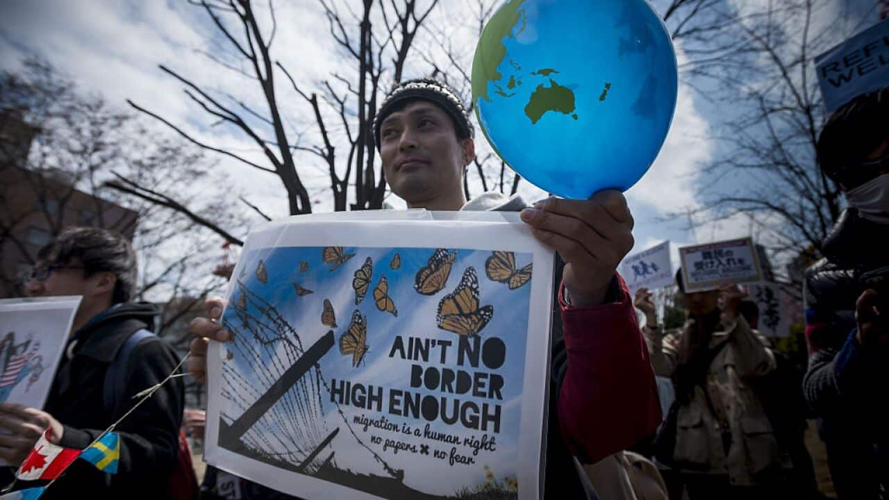 Welcome Refugees Demo in Japan