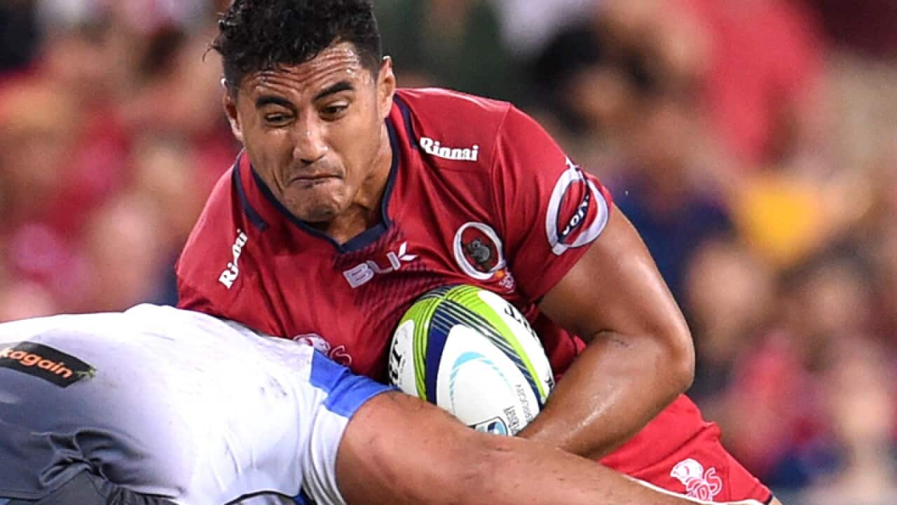 Sef Fa'agase of the Queensland Reds.