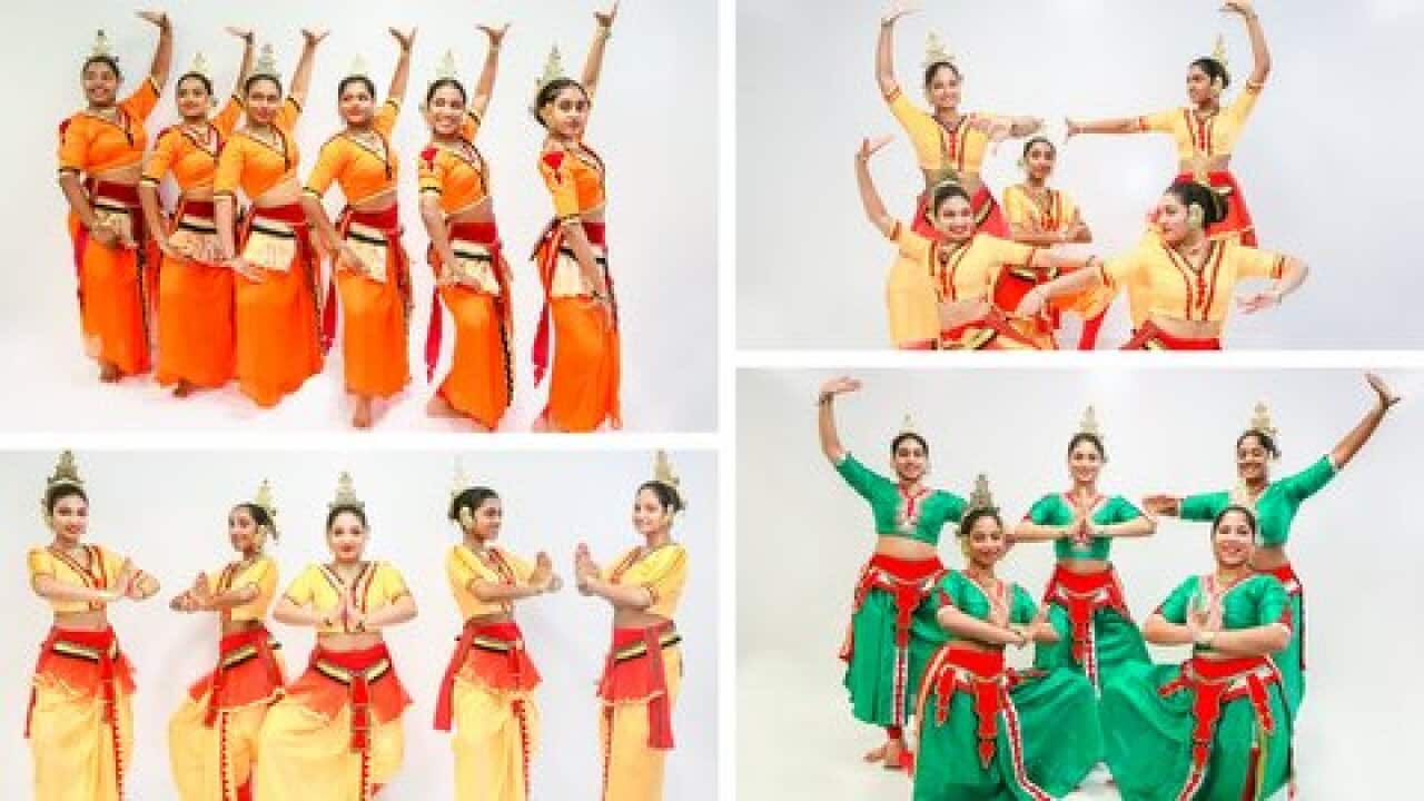 Dance performance of Sri Lankan children in Perth