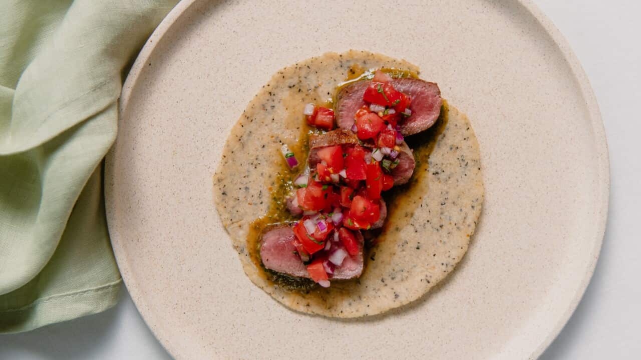 Grilled lamb tacos & homemade tortillas