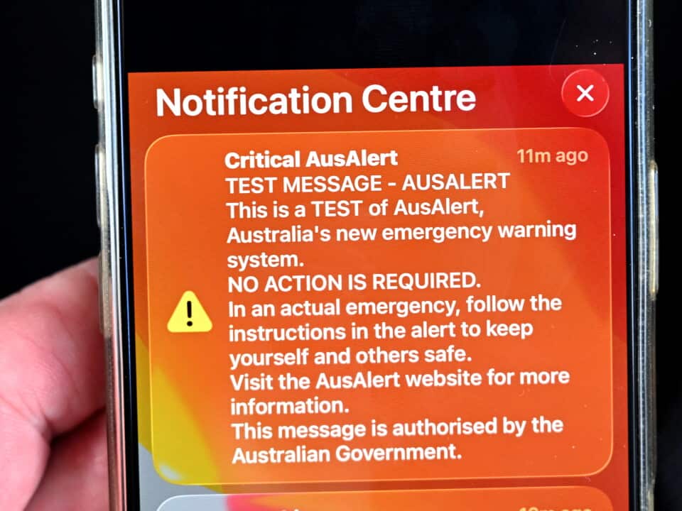 NATIONAL AUSALERT TEST