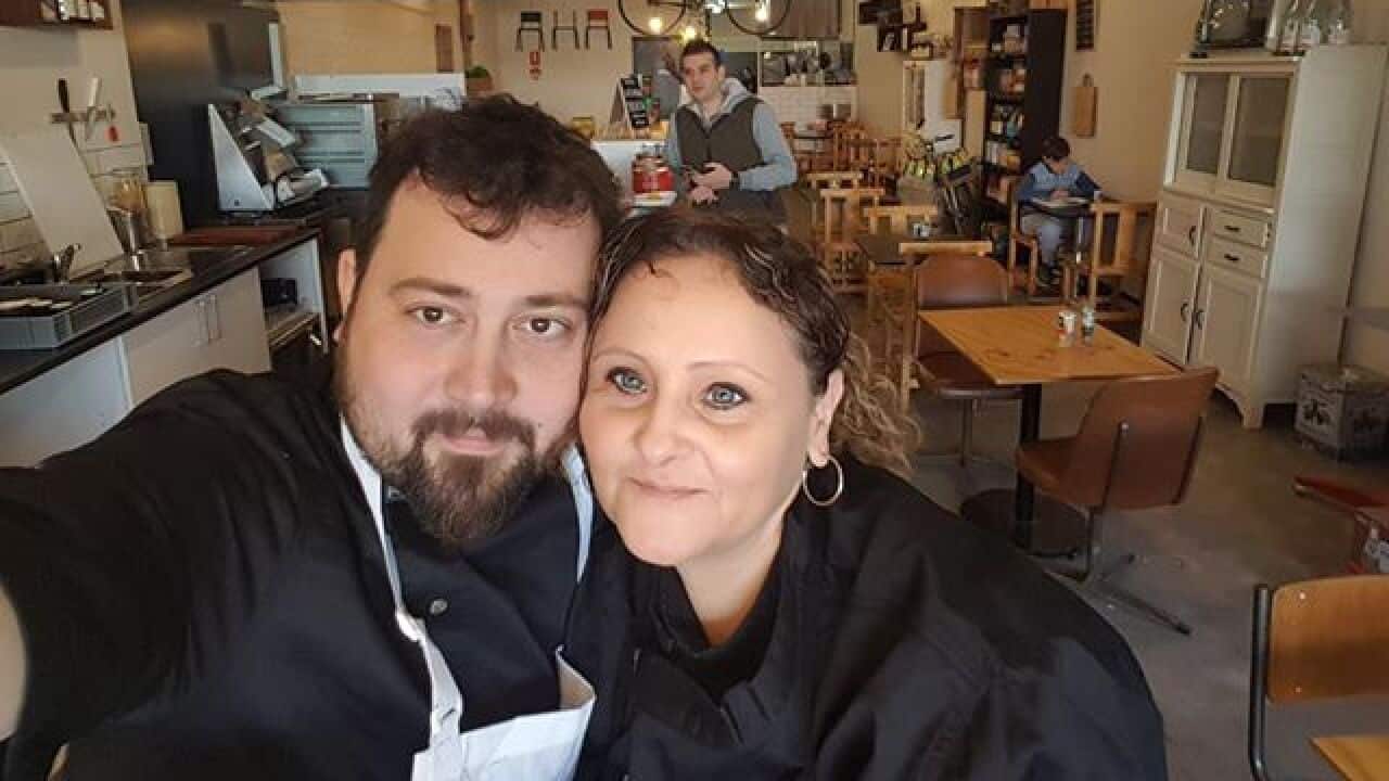 Massimo and Marina falcone in their shop