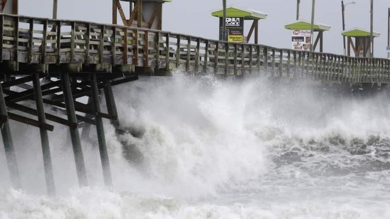 The Bogue Inlet Pier in Emerald Isle, North Carolina