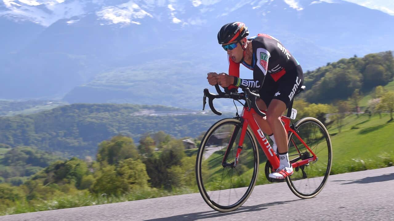 Richie Porte during the Tour de Romandie 2018, Stage 3 9,9km individual time trial stage from Ollon to Villars. (Getty Images)