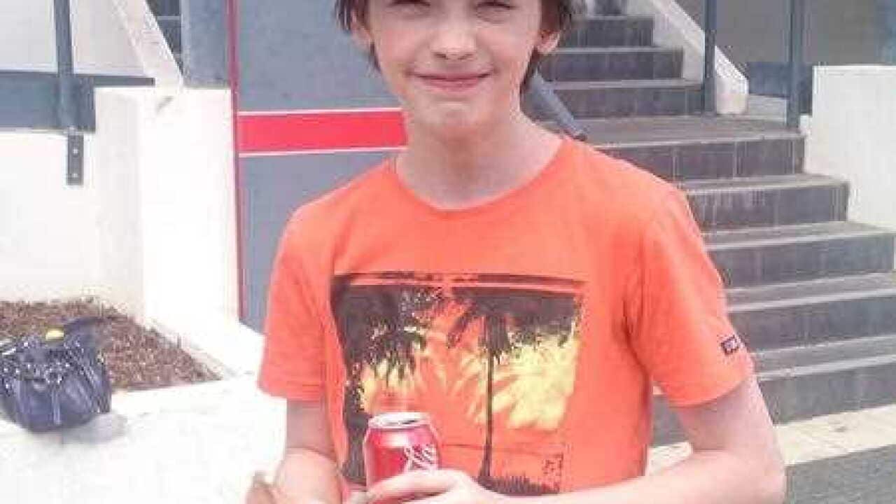 Melbourne boy Oscar Arrowsmith, 10, who has receive a Commendation for Brave Conduct