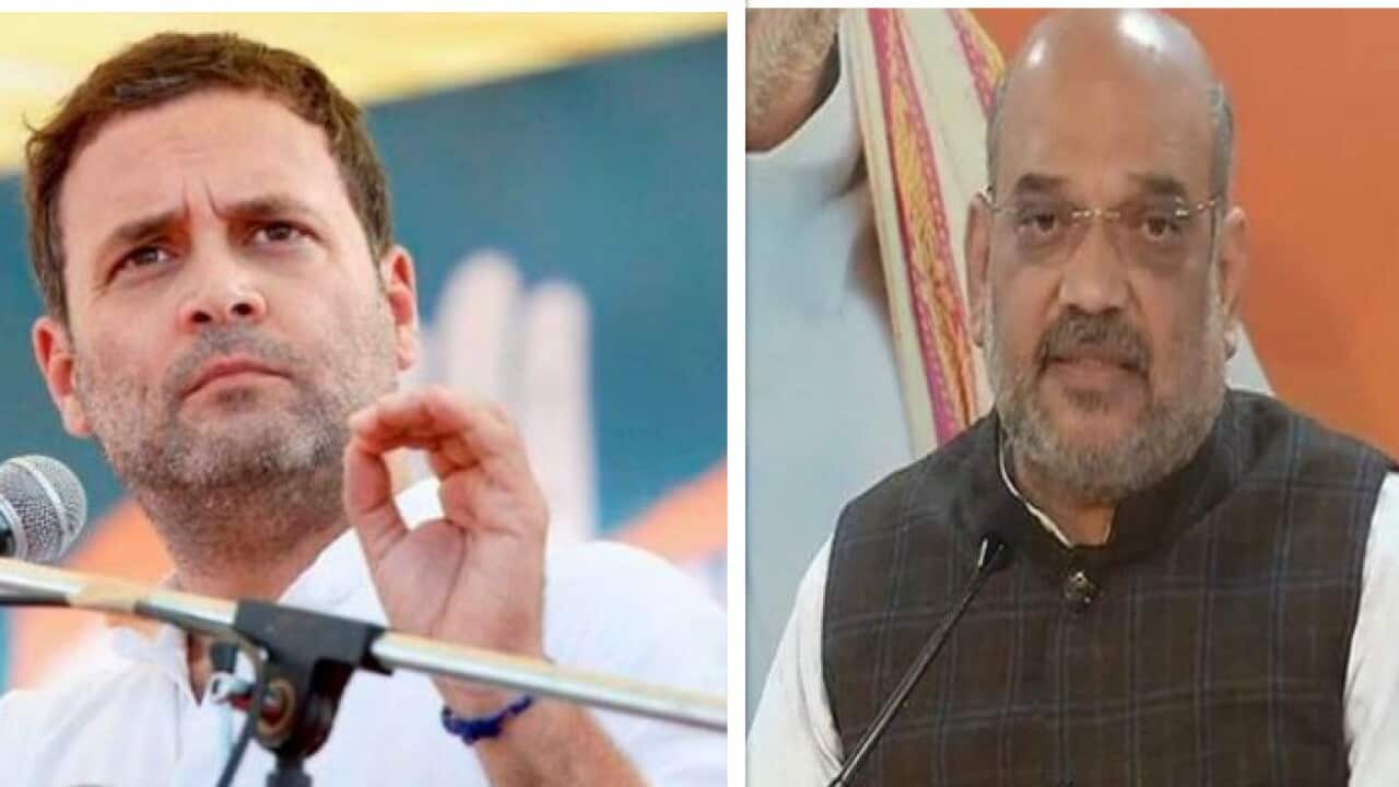 Rahul Gandhi and Amit Shah