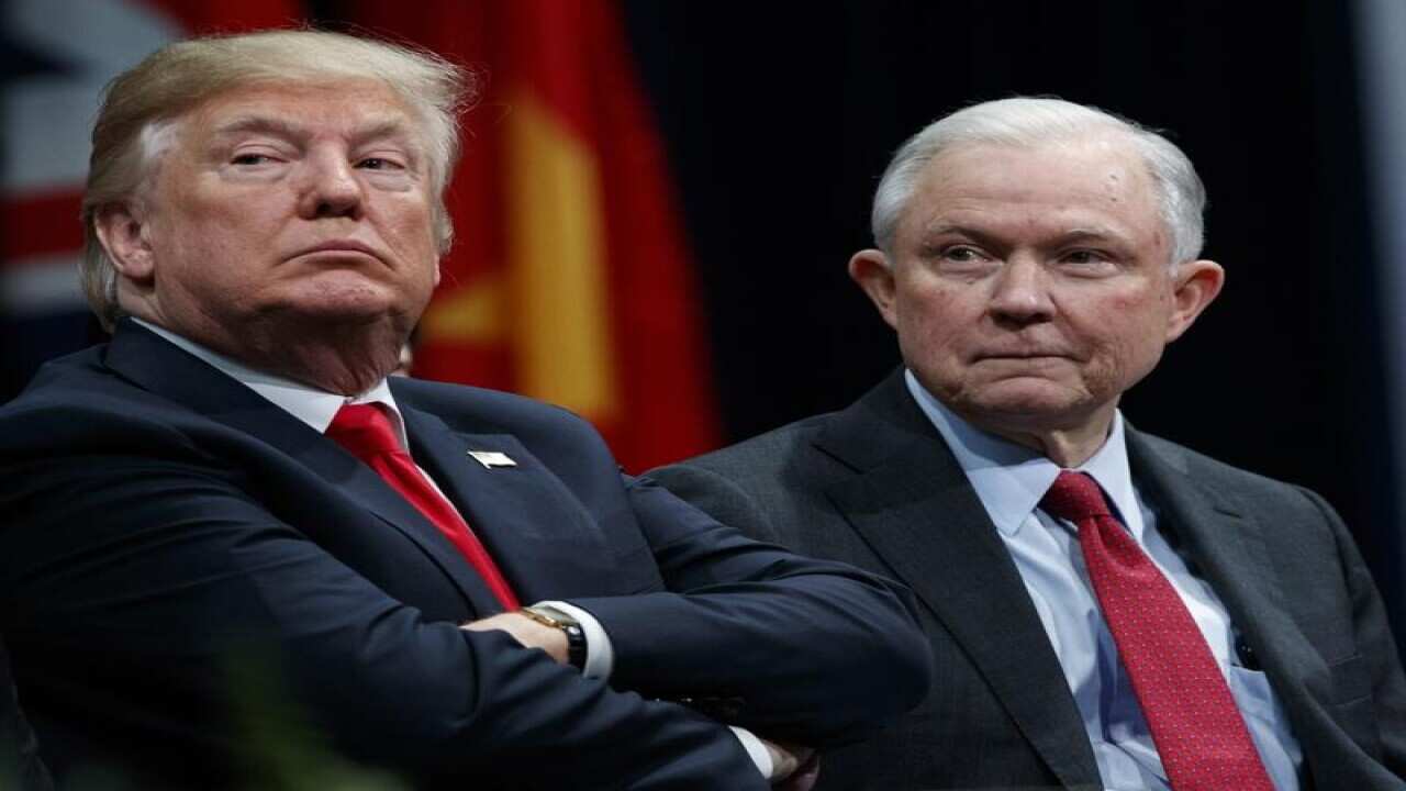 Jeff Sessions has spoken to a probe about Donald Trump's election win.
