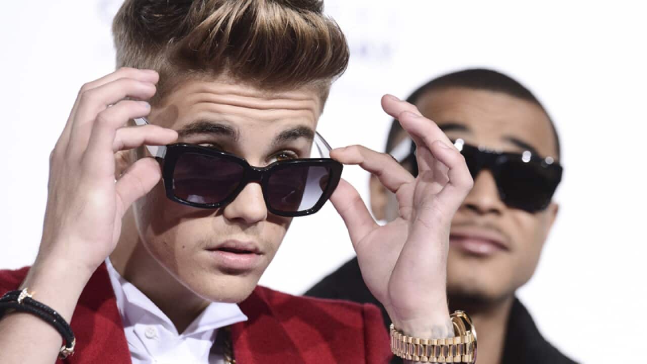 Singer Justin Bieber