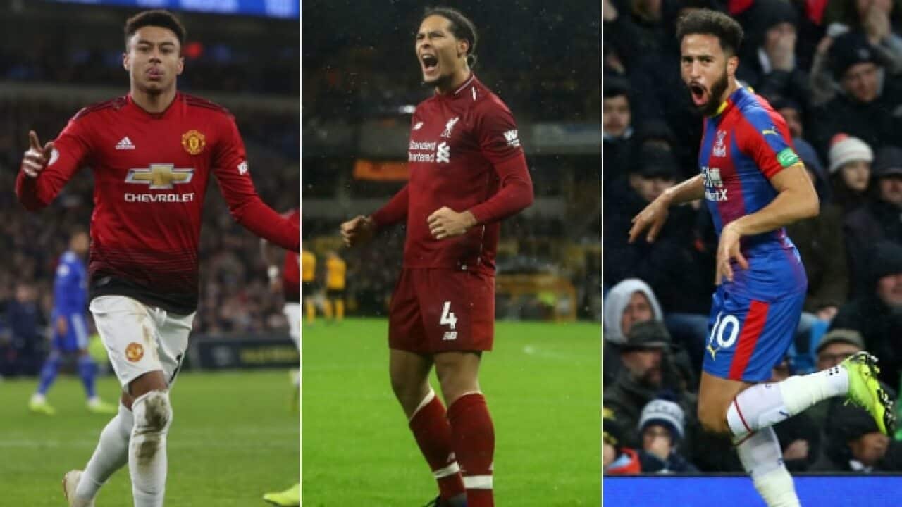 Lingard, van Dijk, Townsend