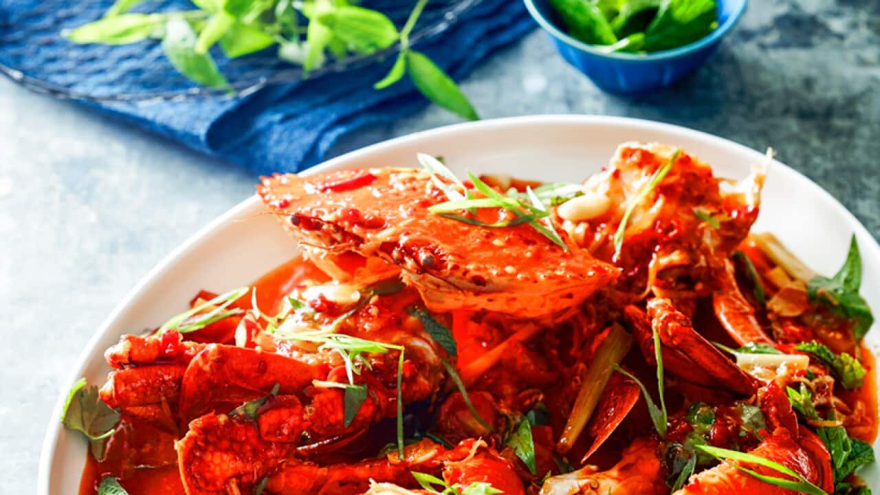 Chilli mud crab