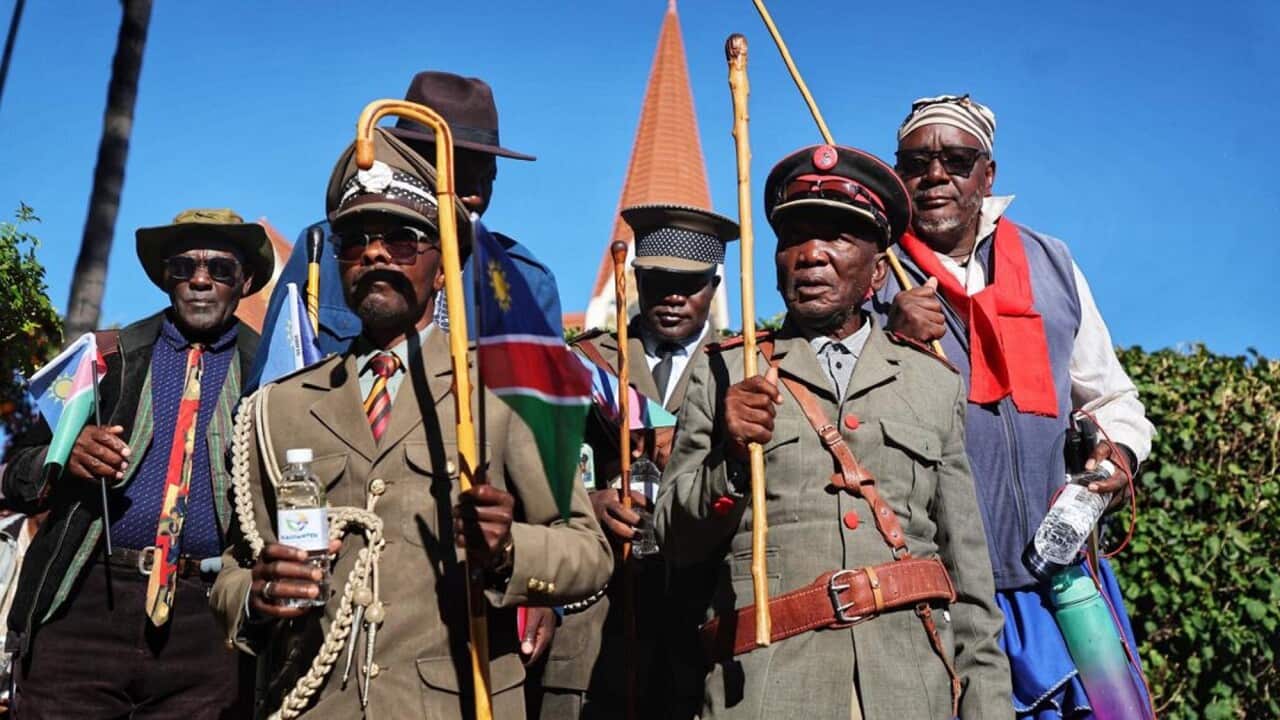 Members of the OvaHerero community in Namibia