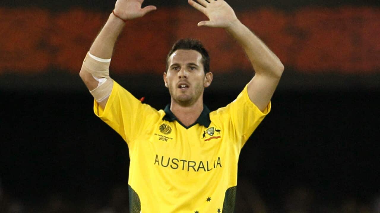 Australian fast bowler Shaun Tait