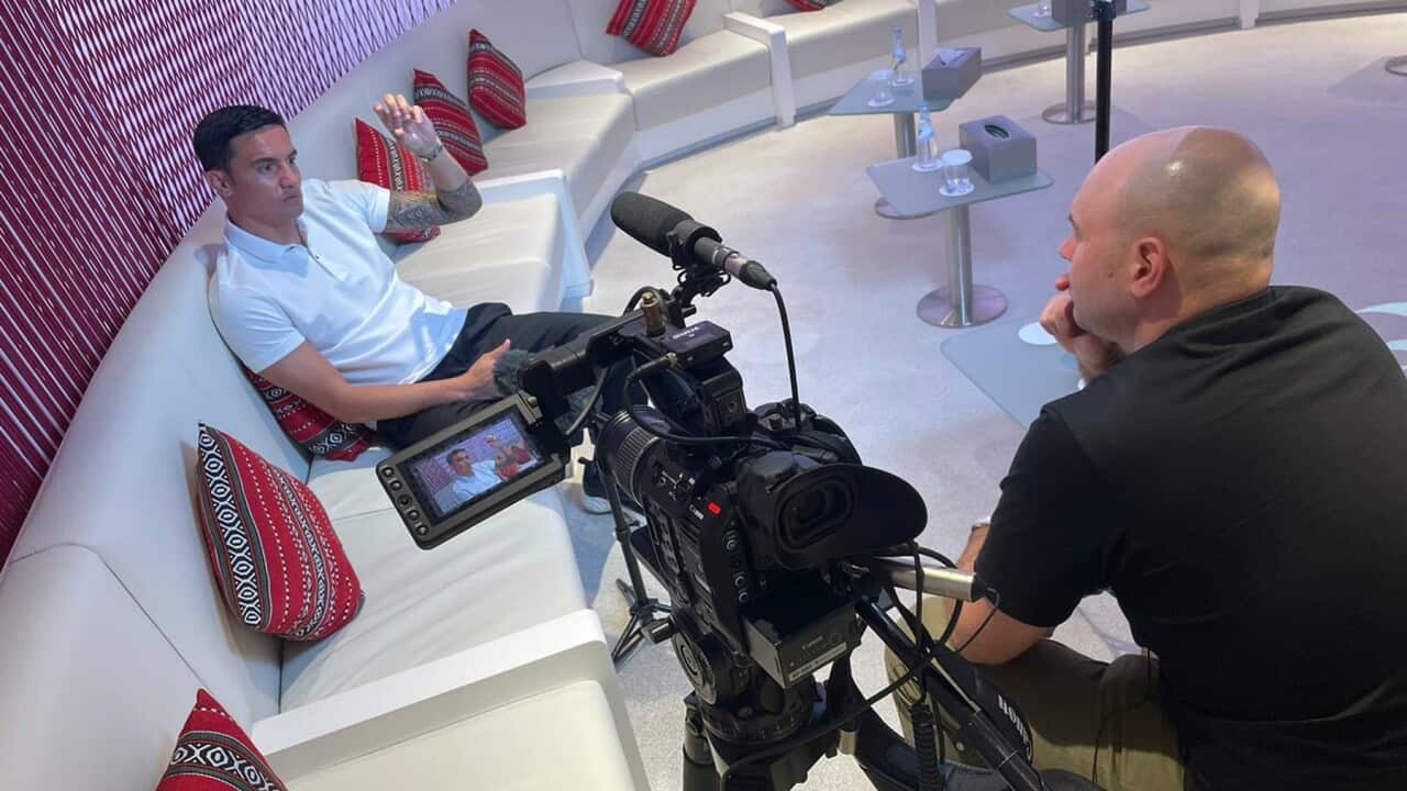 Former Socceroo great Tim Cahill (SBS)