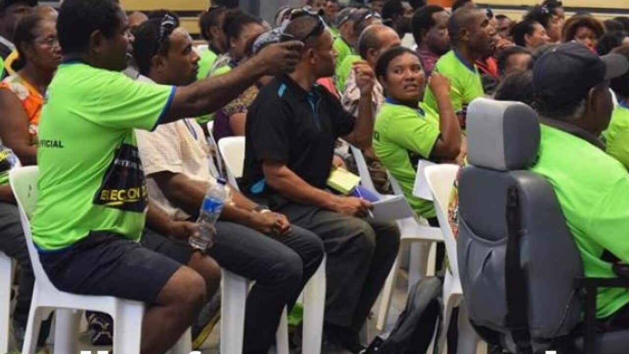 Members of the PNG Electoral Commission