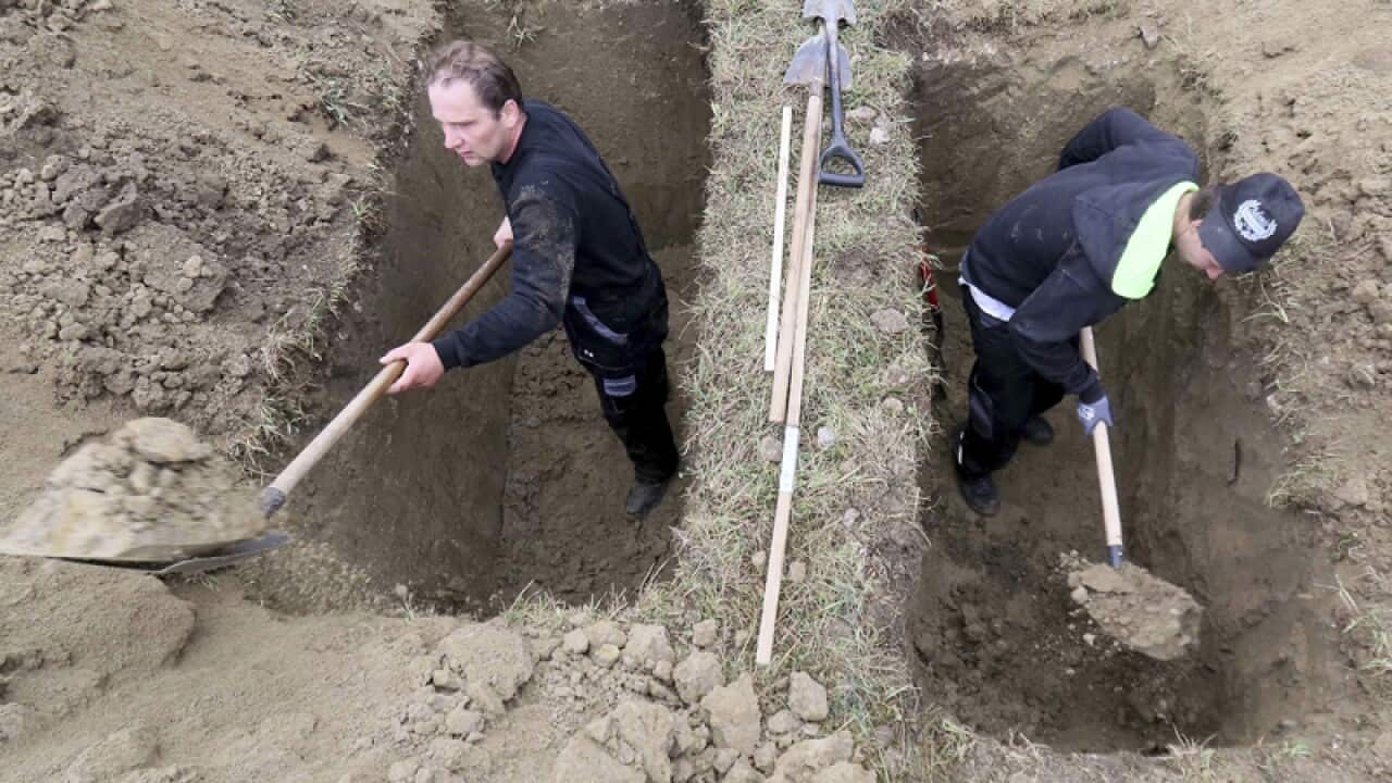 the Grave Digging Championships in Trencin