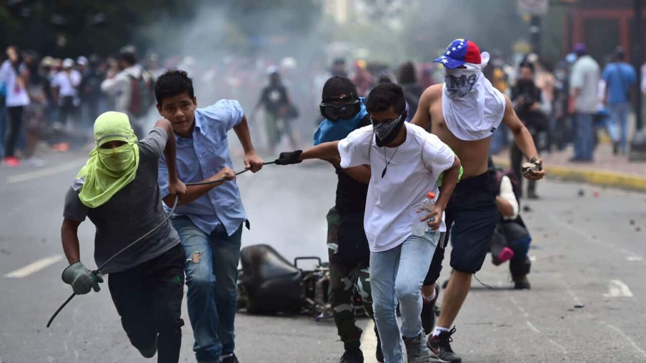 Según la ONG Observatorio Venezolano de Conflictividad Social, unas 5.300 protestas se registraron en Venezuela durante el primer semestre de 2018, un promedio de 30 diarias.