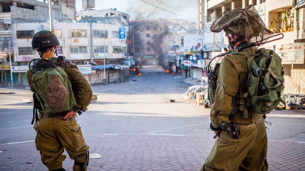 IDF soldiers in Hebron