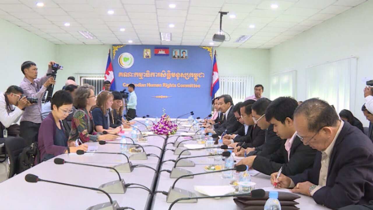 Cambodian Human Rights Committee meets the United Nations Special Rapporteur