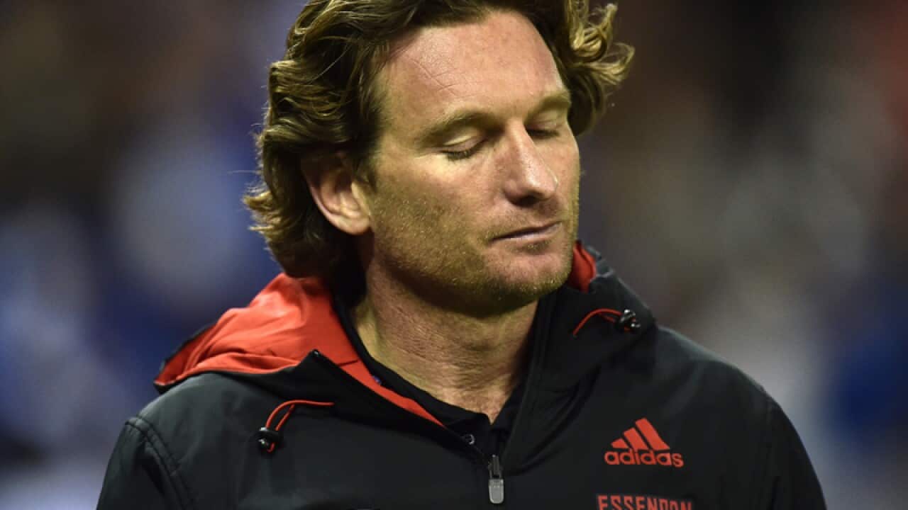 Essendon coach James Hird