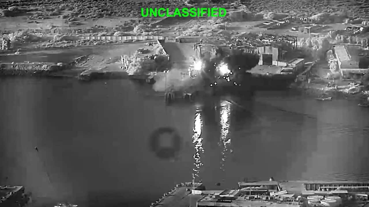 U.S. Strikes Submarine And Ship Maintenance Facility In Iran