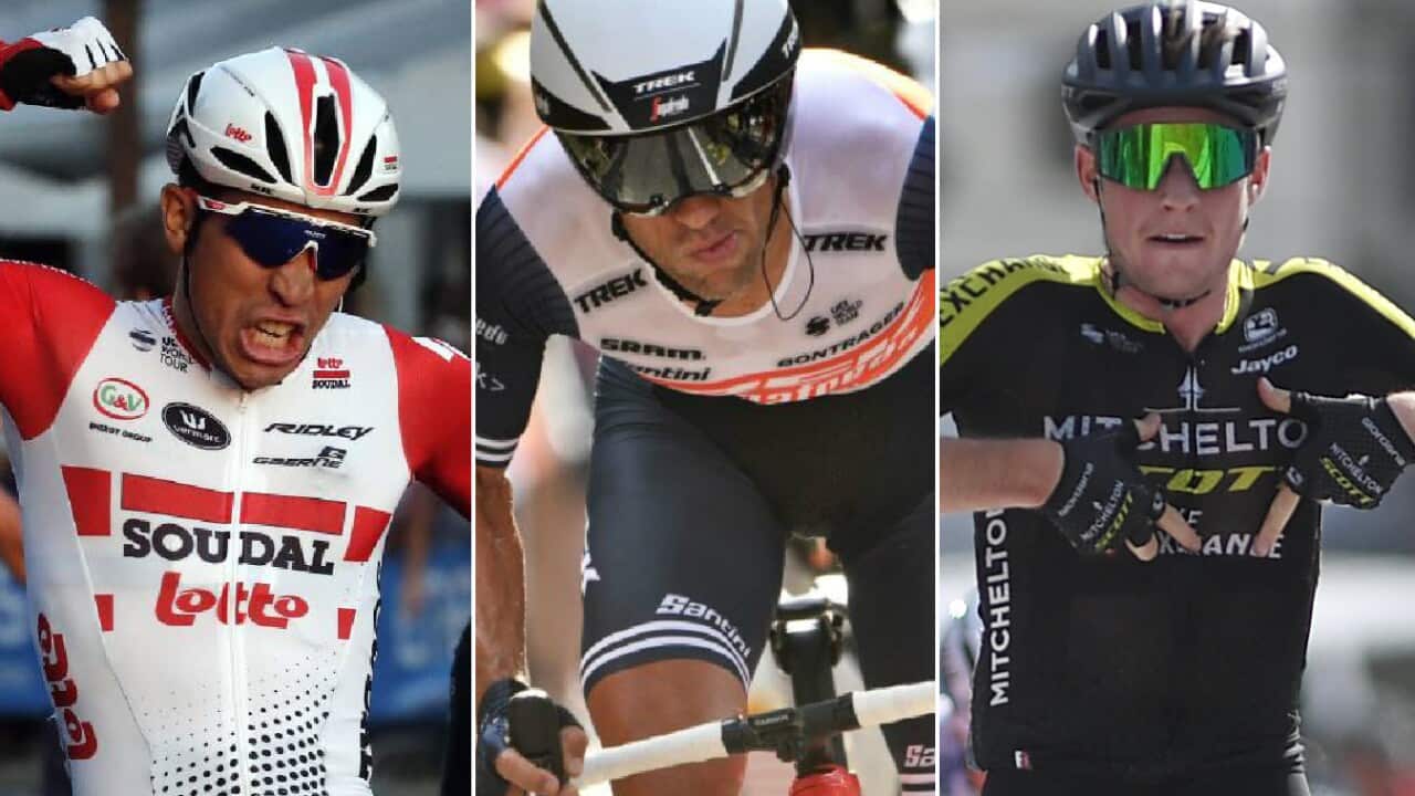 Caleb Ewan, Richie Porte, Lucas Hamilton, Tour de France.