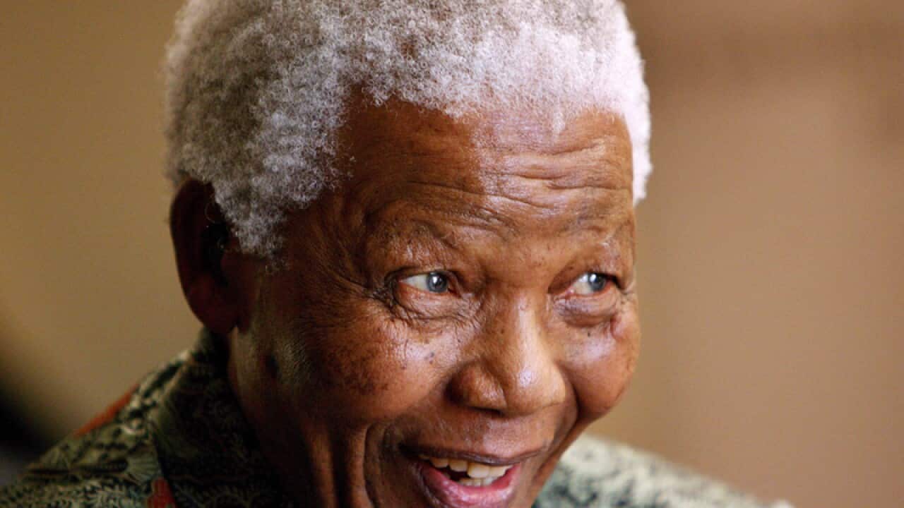 Anti-apartheid hero Nelson Mandela