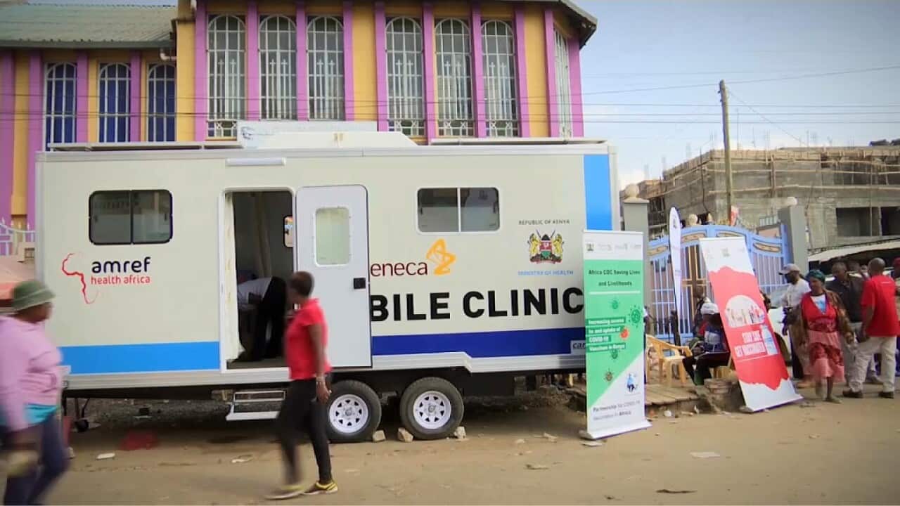 The new solar powered mobile clinic.