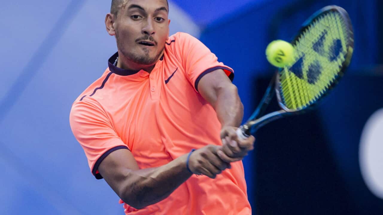 Nick Kyrgios of Australia