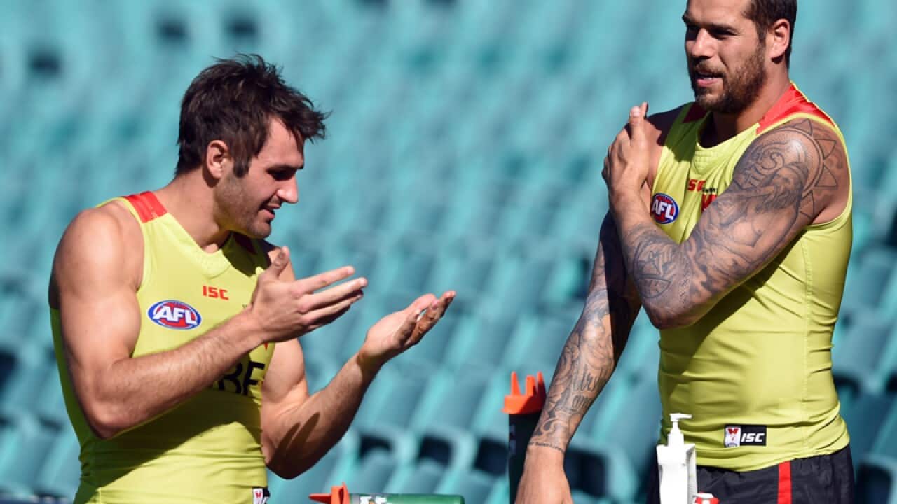 Sydney Swans AFL player Lance Franklin