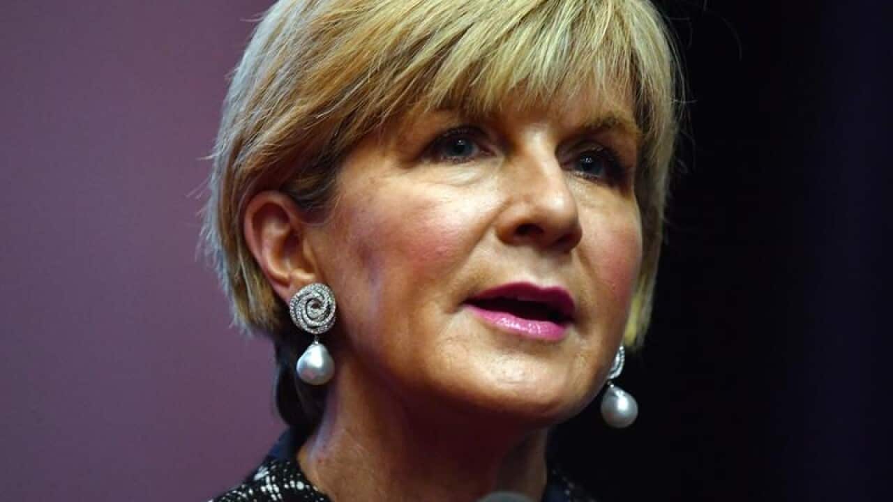 Minister for Foreign Affairs Julie Bishop