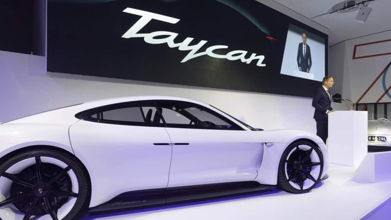 Porsche AG shows the Taycan