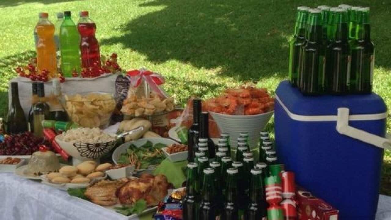 Aussie Christmas table