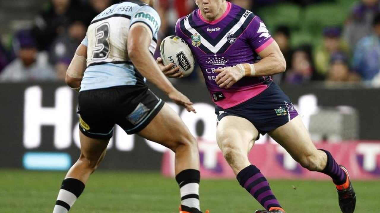 Melbourne Storm forward Ryan Hoffman