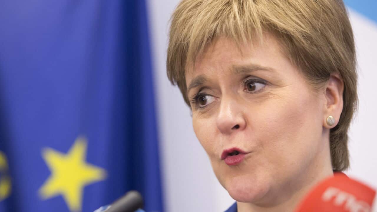 Scotland's First Minister Nicola Sturgeon