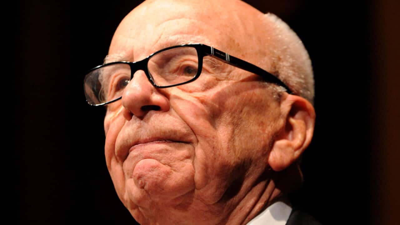 21st Century Fox owner Rupert Murdoch at a conference