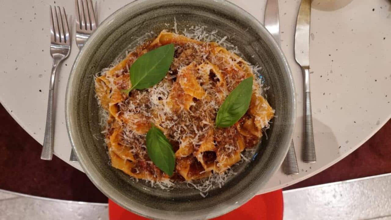 Pappardelle con guancia di manzo