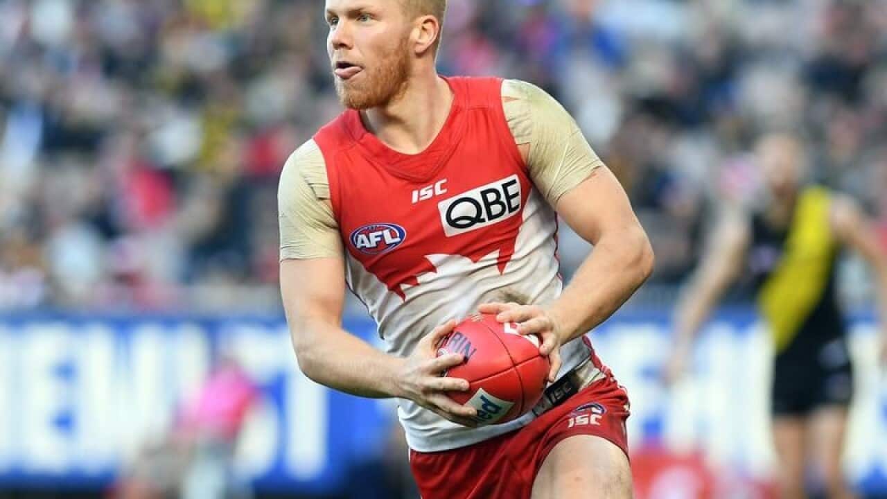 Dan Hannebery of the Swans