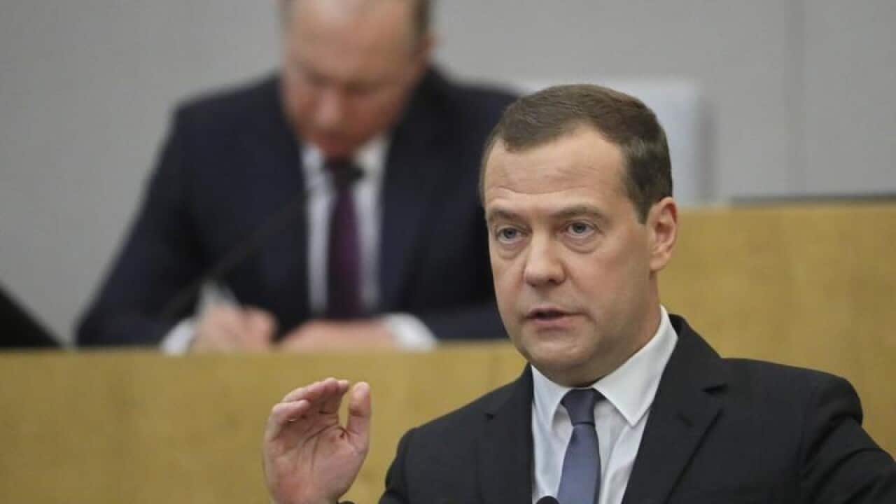 Russian Prime Minister Dmitry Medvedev