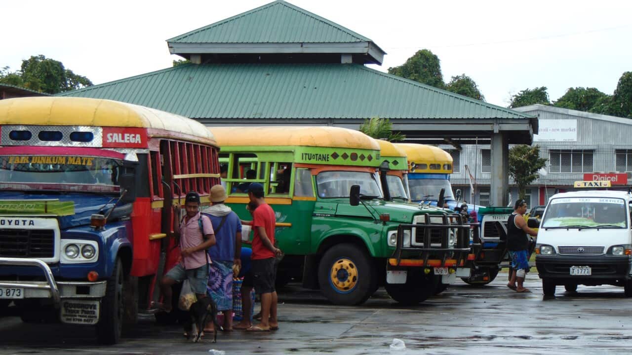 Bus Depot, Salelologa.