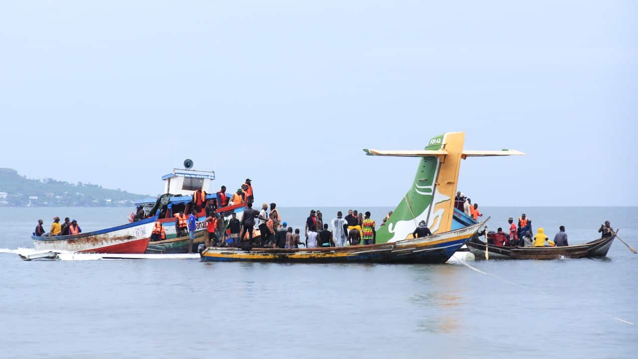Rescue operations underway after a plane carrying 43 people crashed into Lake Victoria