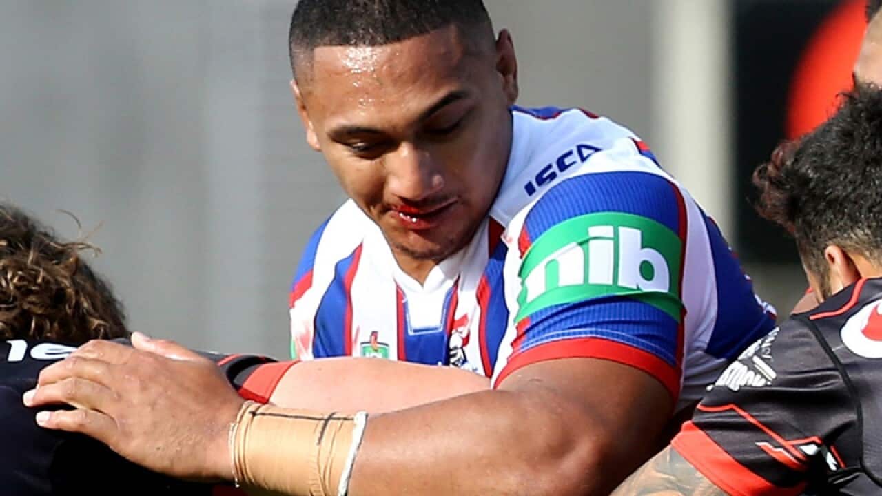 Pauli Pauli of the Newcastle Knights