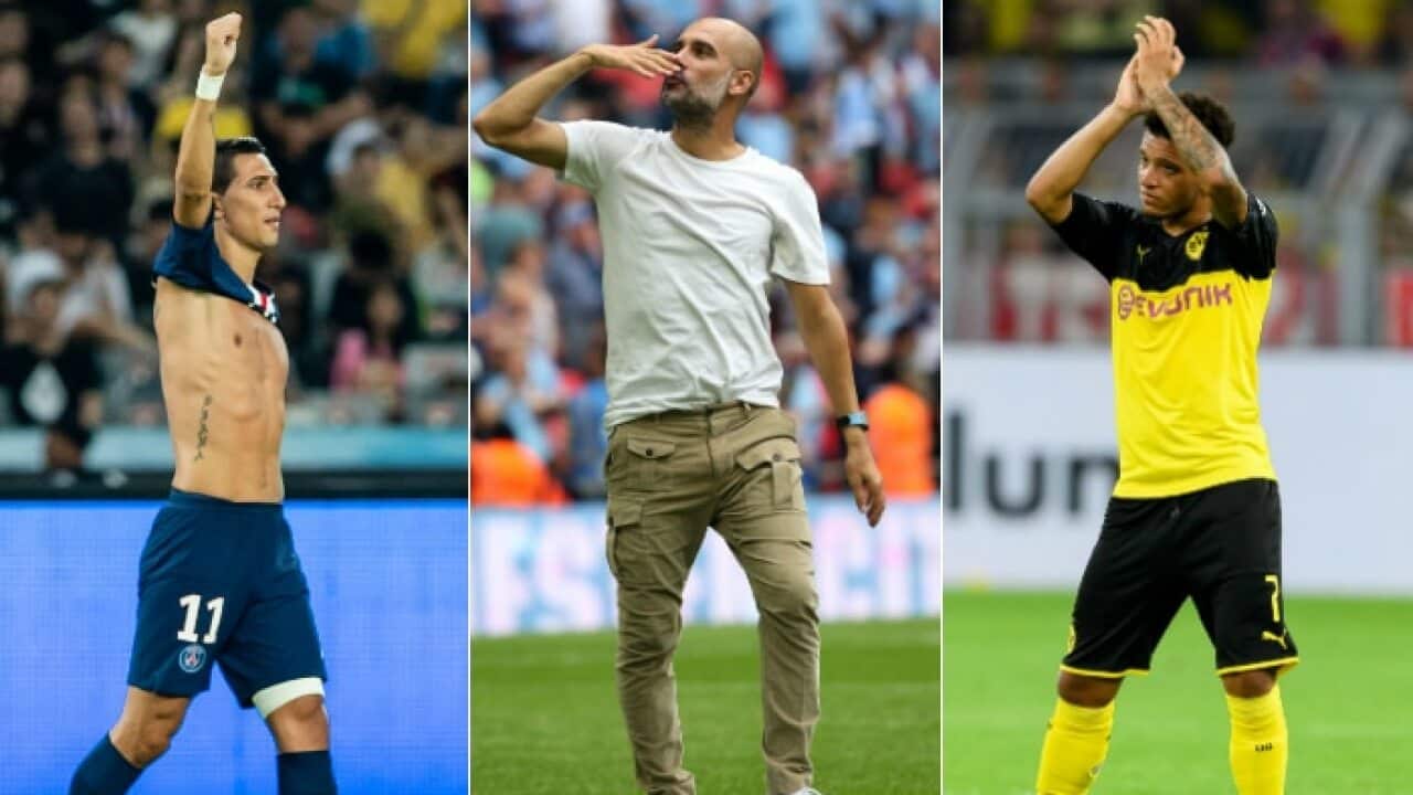 Di Maria, Guardiola, Sancho