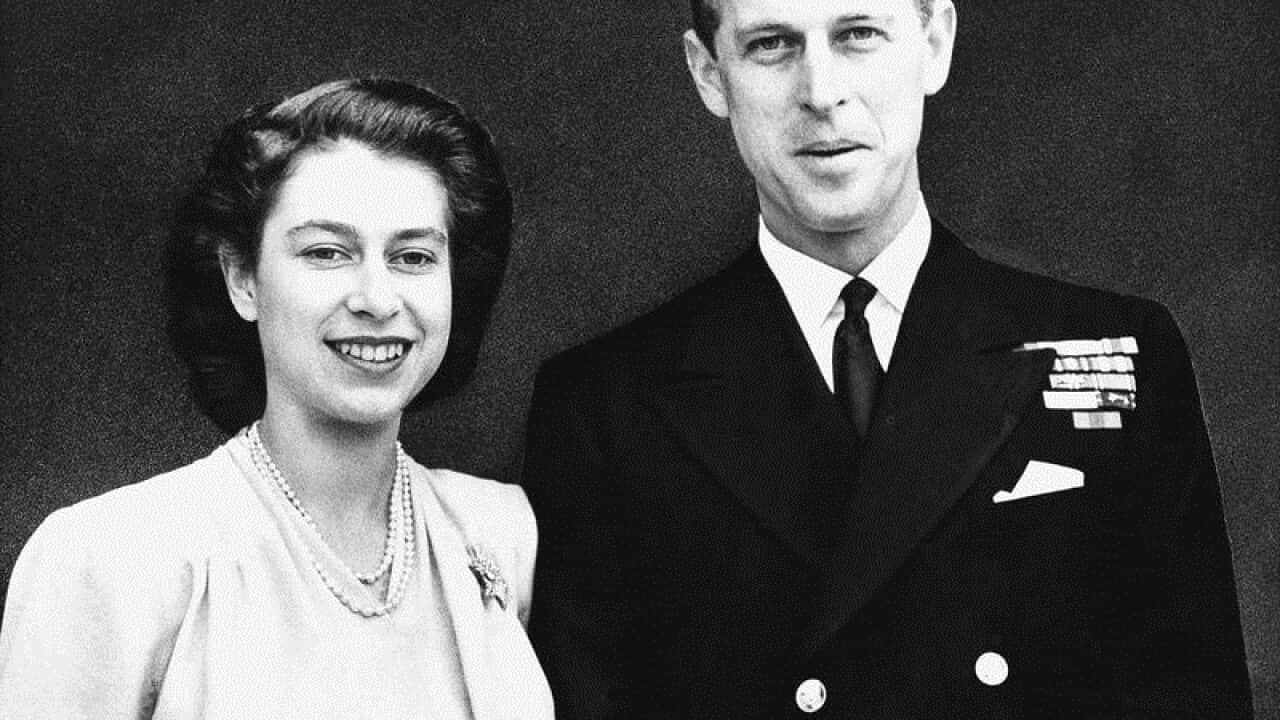 Princess Elizabeth and Lieutenant Philip Mountbatten in 1947