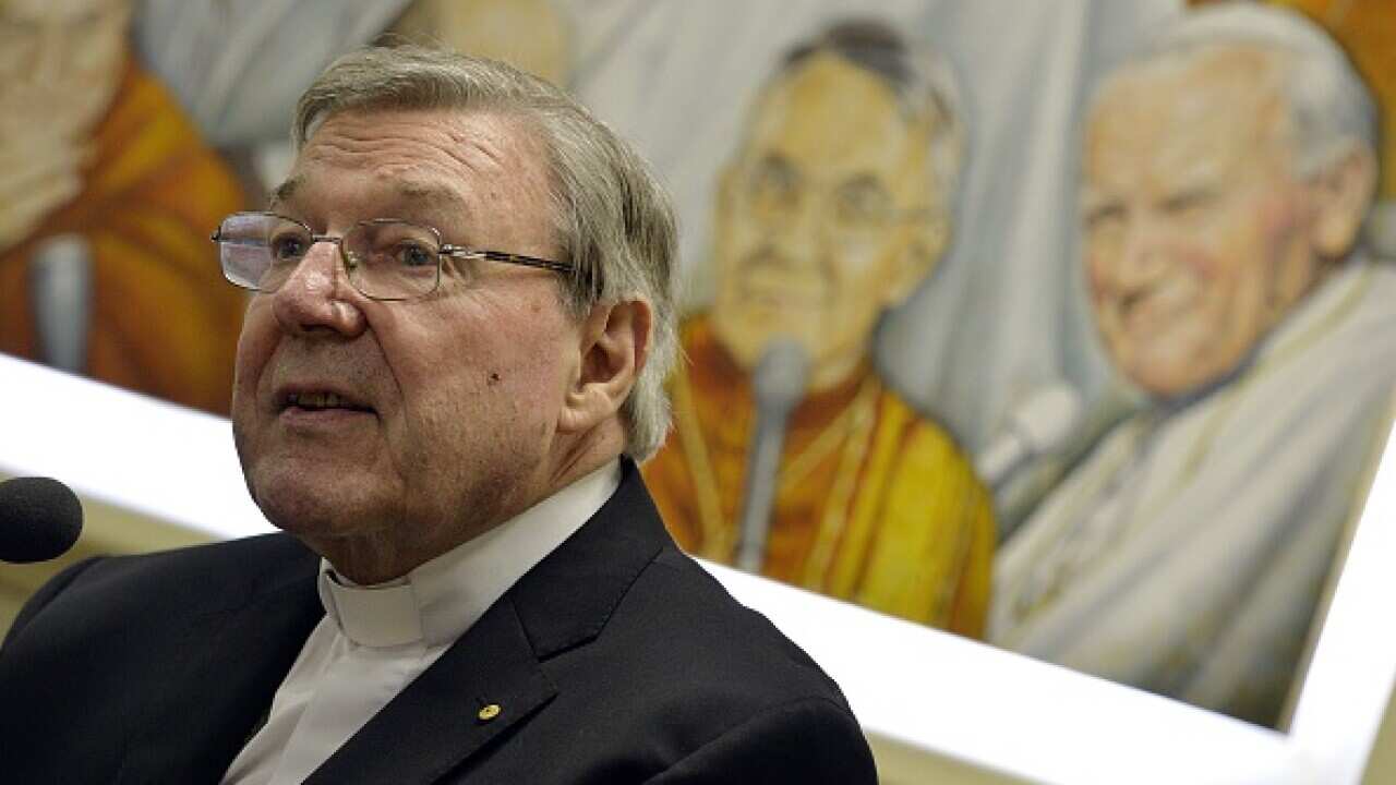 Australian Cardinal George Pell, Prefect of the Secretariat for the Economy of the Holy See, attends a press conference on March 31, 2014 in Vatican. (Photo credit should read ANDREAS SOLARO/AFP/Getty Images)
