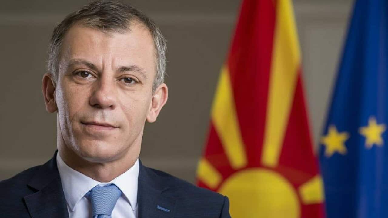 Edmond Ademi, minister for diaspora