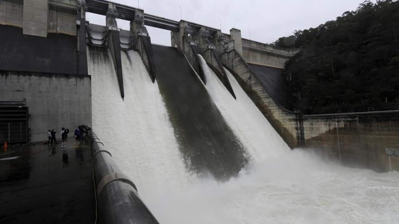 WARRAGAMBA DAM NSW FLOODS