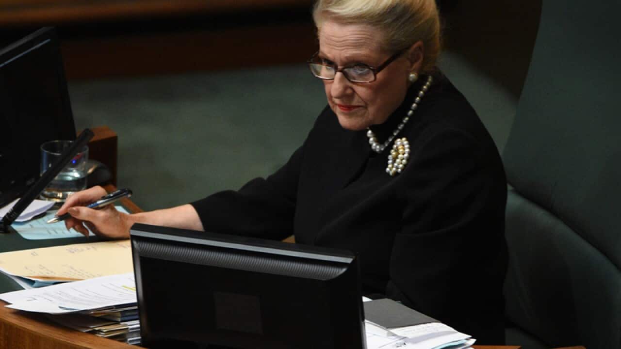 Speaker of the House Bronwyn Bishop