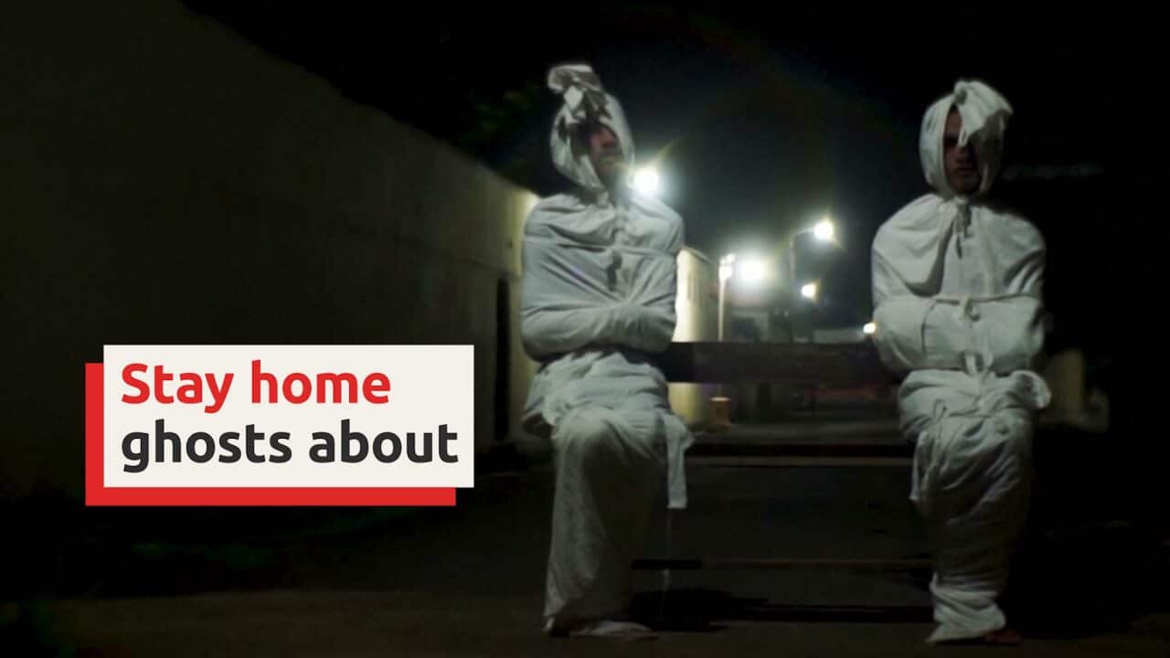 'Ghost' volunteers scare Indonesians into staying home